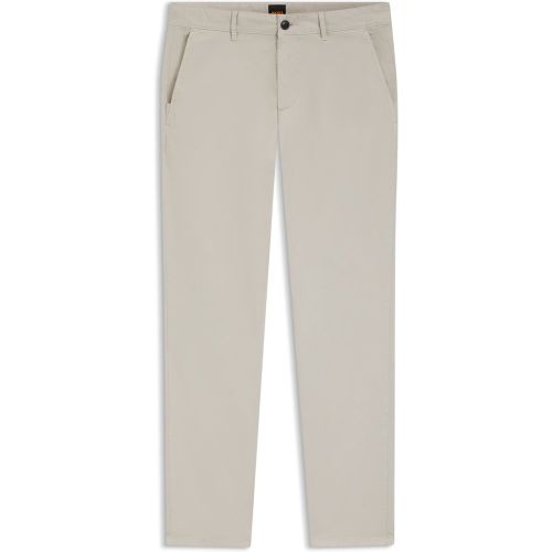 Pantalon Slim en satin stretch surteint - Boss - Modalova
