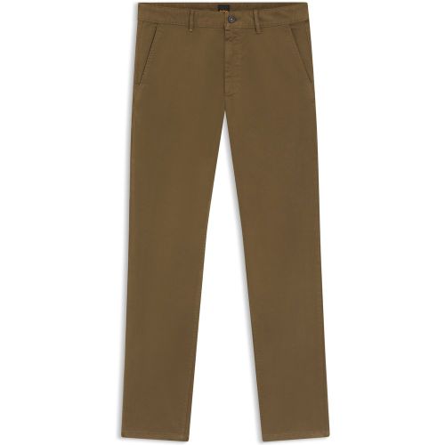 Pantalon Slim en satin stretch surteint - Boss - Modalova