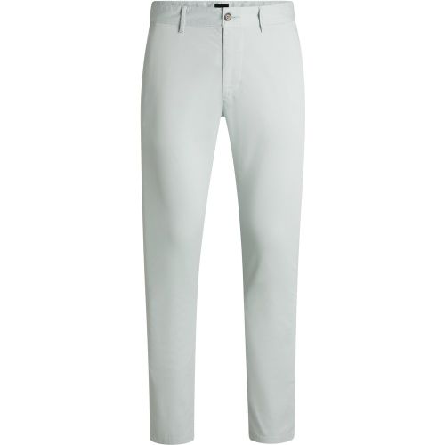 Chino Slim en satin de coton stretch - Boss - Modalova