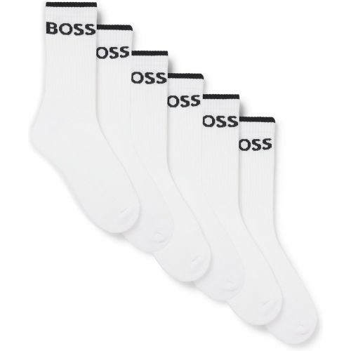 Lot de six paires de chaussettes mi-hautes - Boss - Modalova