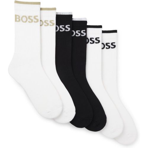 Lot de six paires de chaussettes mi-hautes - Boss - Modalova