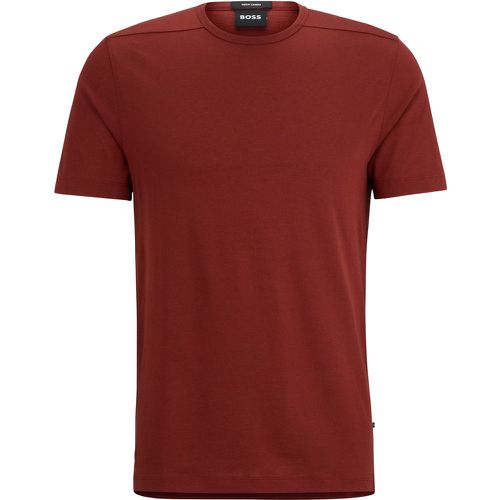 T-shirt Regular Fit en coton mélangé avec coutures ergonomiques - Boss - Modalova
