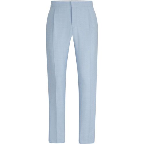 Pantalon Slim en tissu stretch mouliné - HUGO - Modalova