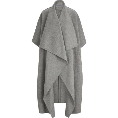 Manteau en laine vierge NAOMI x  avec drapé en cascade sur le devant - Boss - Modalova