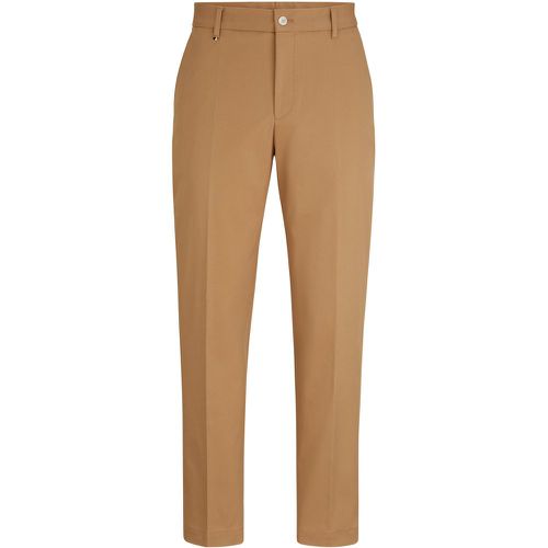 Pantalon Relaxed Fit boutonné en coton stretch - Boss - Modalova