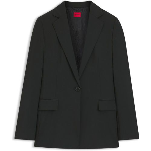 Veste Regular à revers crantés - HUGO - Modalova