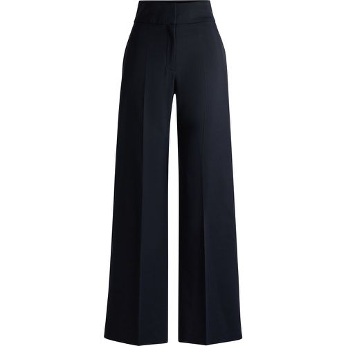 Pantalon Regular évasé à taille haute - HUGO - Modalova