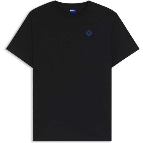 T-shirt en jersey de coton avec logo Happy - HUGO - Modalova