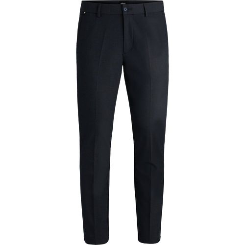 Pantalon Slim en tissu stretch à micro motif - Boss - Modalova