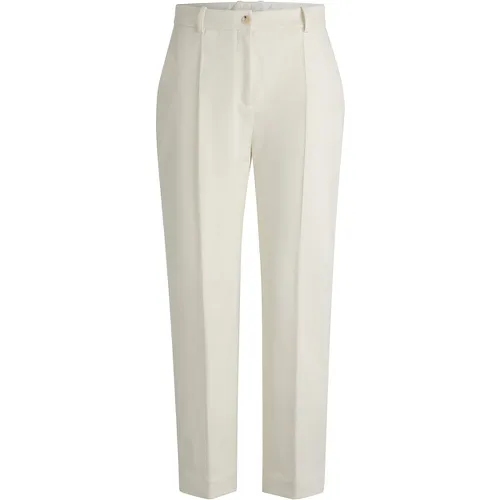 Pantalon Regular en coton, cachemire et stretch - Boss - Modalova