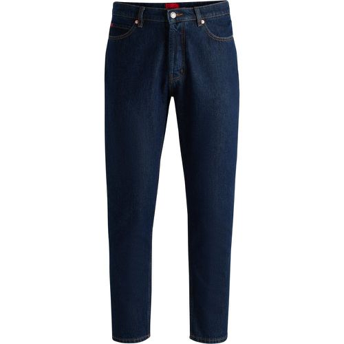 Jean Tapered en denim bleu foncé - HUGO - Modalova