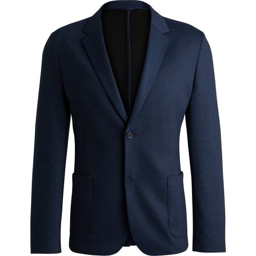 Veste Slim en twill stretch performant chiné - HUGO - Modalova