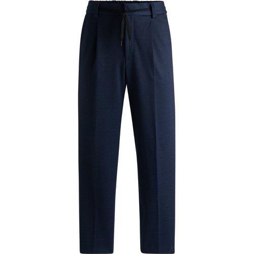 Pantalon Slim en twill chiné très souple - HUGO - Modalova