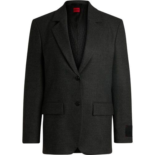 Veste Regular en tissu stretch chiné - HUGO - Modalova