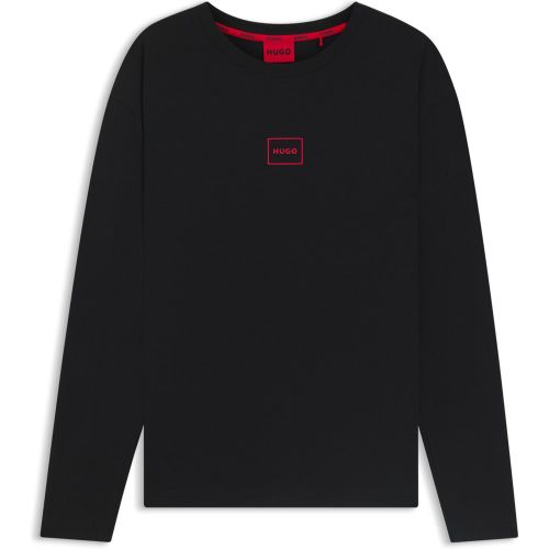 Top de vêtements de détente en coton stretch à logo - HUGO - Modalova