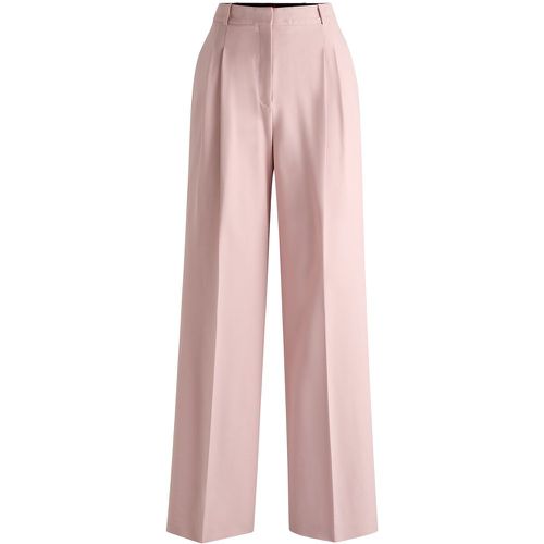 Pantalon large Relaxed avec deux plis - HUGO - Modalova