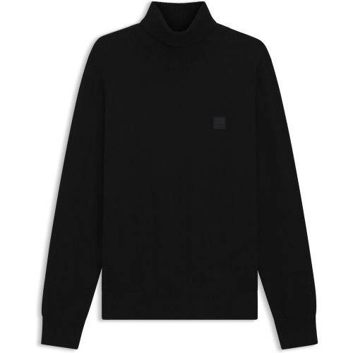 Pull à col roulé en coton et cachemire - Boss - Modalova