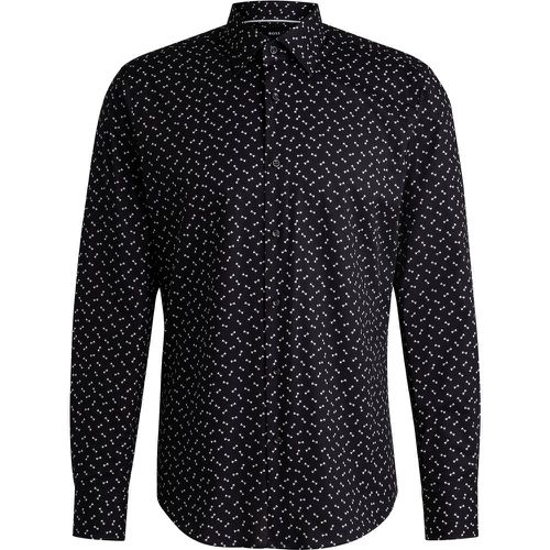 Chemise Regular en coton stretch imprimé - Boss - Modalova