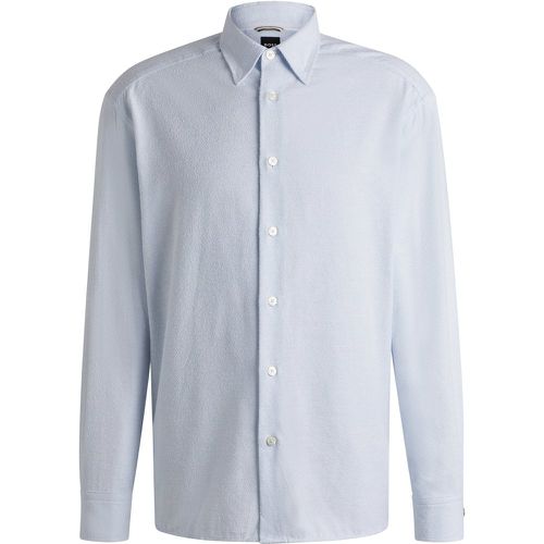 Chemise Relaxed en coton bouclette mélangé - Boss - Modalova