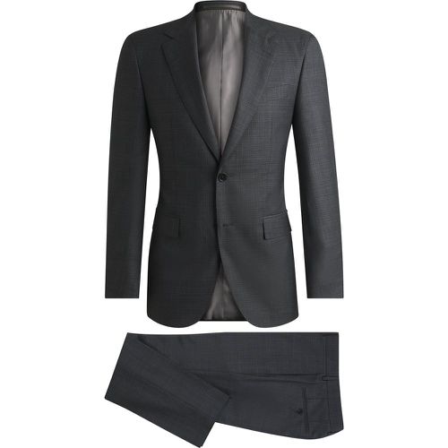 Costume regular en laine vierge et soie - Boss - Modalova