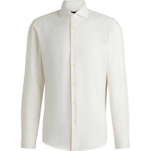 Chemise Regular en twill de coton et cachemire - Boss - Modalova