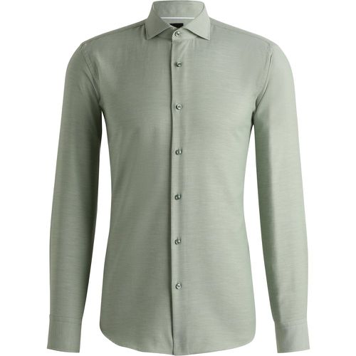 Chemise Regular en twill de coton et cachemire - Boss - Modalova