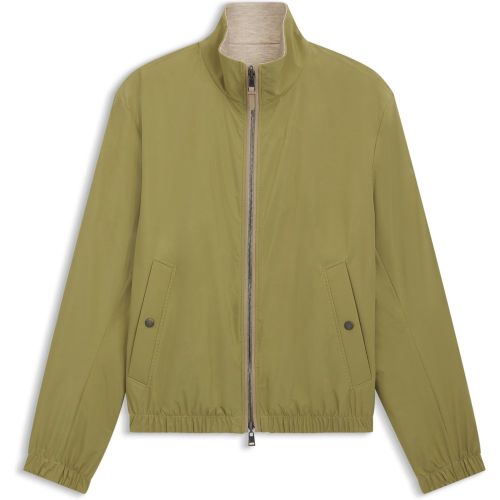 Veste zippée réversible en tissu doux - Boss - Modalova