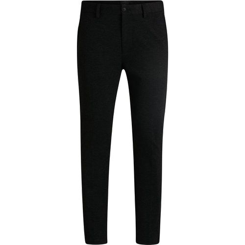 Pantalon Slim en jersey stretch effet poivre et sel - Boss - Modalova