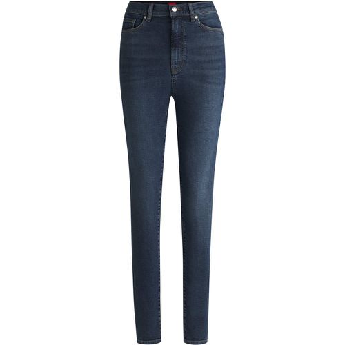 Jean Skinny en denim stretch marine - HUGO - Modalova