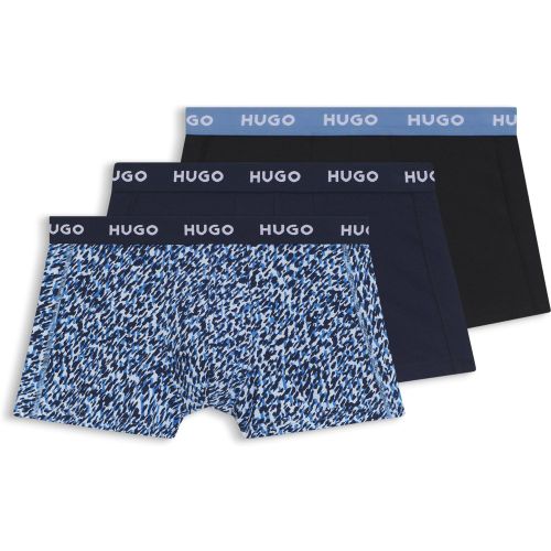 Lot de trois boxers courts - HUGO - Modalova