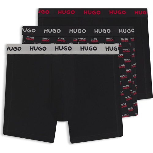 Lot de trois boxers longs - HUGO - Modalova