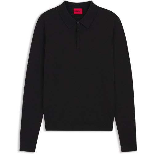 Polo Slim en maille - HUGO - Modalova