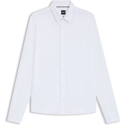 Chemise Slim en tissu stretch performant structuré - Boss - Modalova