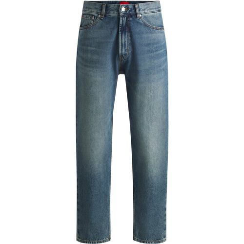 Jean Tapered en denim de coton bleu - HUGO - Modalova