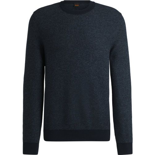 Pull en maille en coton mélangé - Boss - Modalova