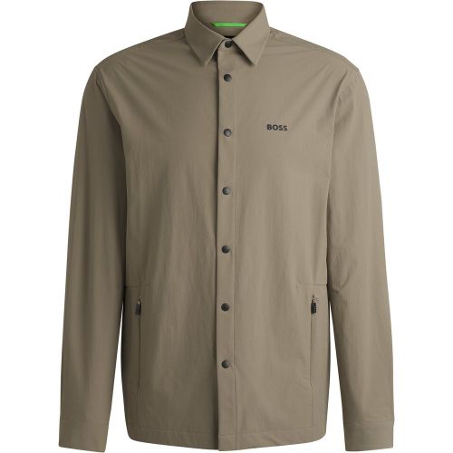 Surchemise Relaxed en tissu stretch déperlant - Boss - Modalova