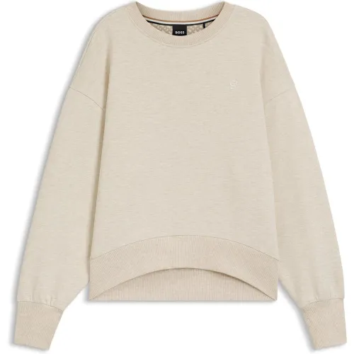Sweat en coton mélangé avec monogramme Double B - Boss - Modalova