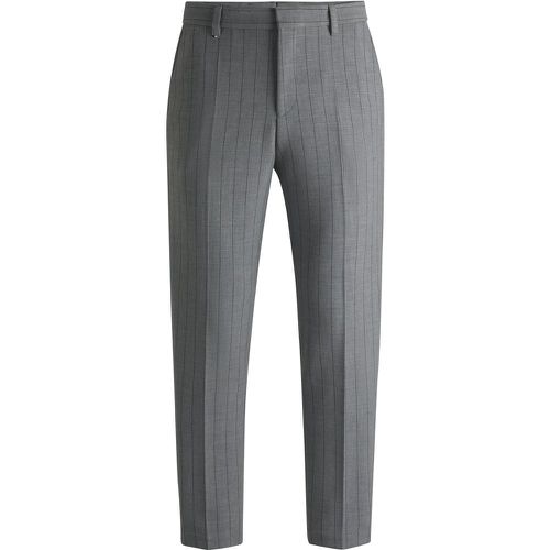 Pantalon Slim en tissu stretch à rayures tennis - Boss - Modalova