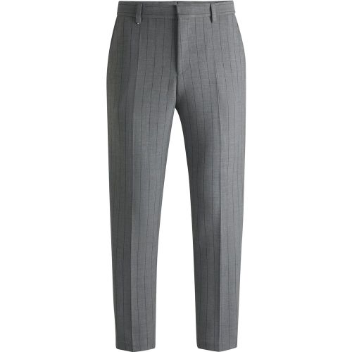 Pantalon Tapered en tissu stretch à rayures tennis - Boss - Modalova