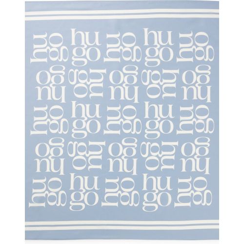 Écharpe en soie avec imprimé artistique - HUGO - Modalova