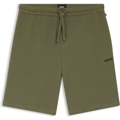 Short de pyjama gaufré - Boss - Modalova