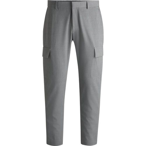 Pantalon cargo Tapered en tissu stretch performant - Boss - Modalova