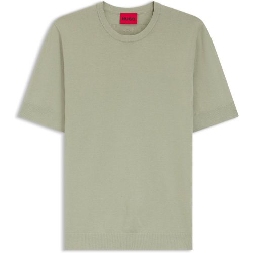 T-shirt Slim en maille - HUGO - Modalova