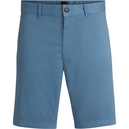 Short Slim en twill de coton stretch - Boss - Modalova