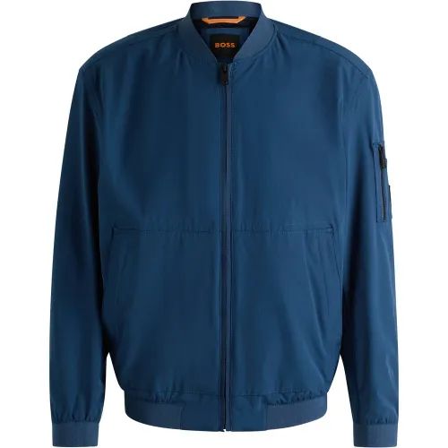 Veste en tissu froissé extensible - Boss - Modalova