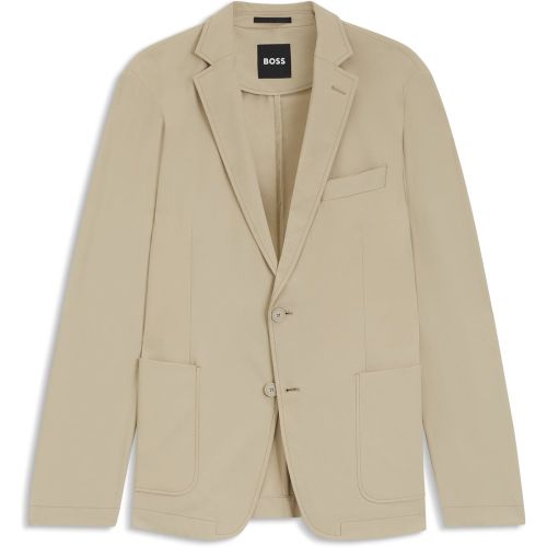 Veste de costume Slim en tissu softshell stretch idéal pour voyager - Boss - Modalova
