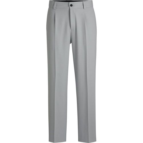 Pantalon Modern en twill stretch avec plis sur le devant - HUGO - Modalova