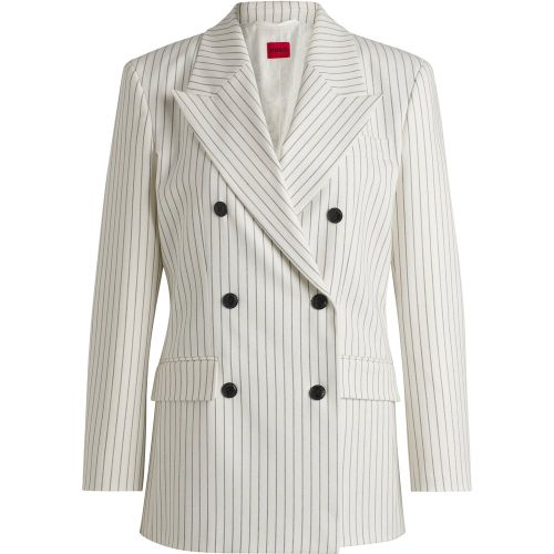 Veste de tailleur croisée Oversize à rayures tennis - HUGO - Modalova