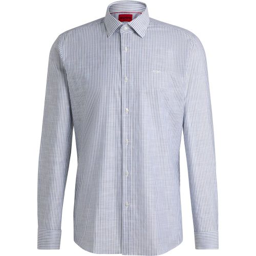 Chemise Modern en coton flammé à rayures - HUGO - Modalova