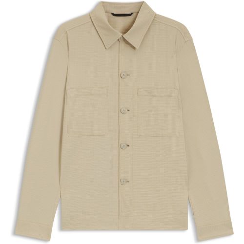 Surchemise Relaxed en seersucker stretch performant - Boss - Modalova